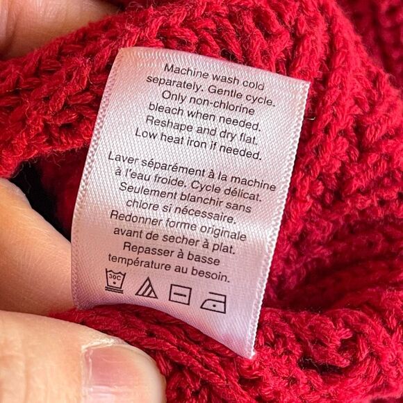 Coldwater Creek Red Turtleneck Knit Sweater Size 2X - Picture 3 of 7